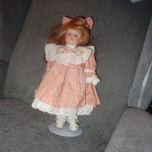 Vintage porcelain doll